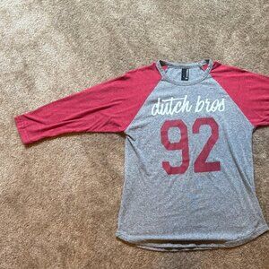 Grey & Red DB 92 Quarter Sleeve